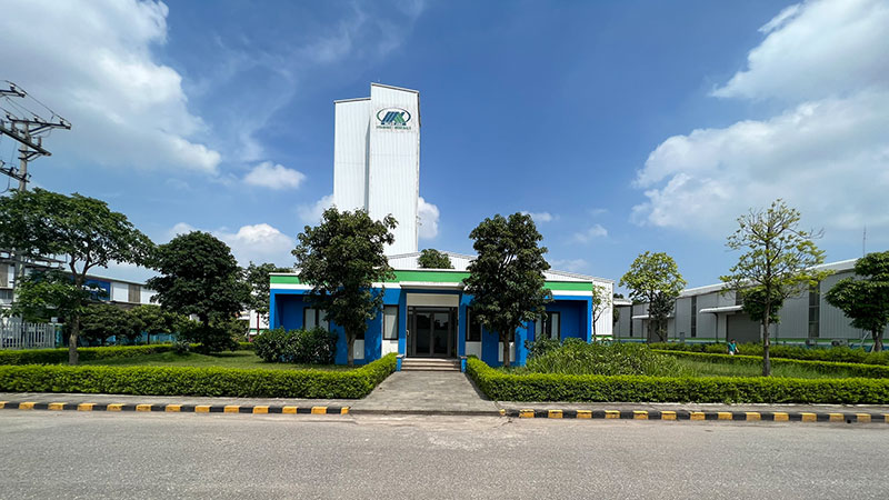Nhà máy sản xuất Premix Màu Xanh